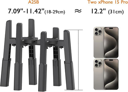 CZPET Dog Water Dispenser Stand, Holder for Pet Automatic Feeders, Width and Height Adjustable Elevated Stand for Pet Feerders, Suitable for Large Dogs [Stand Only]