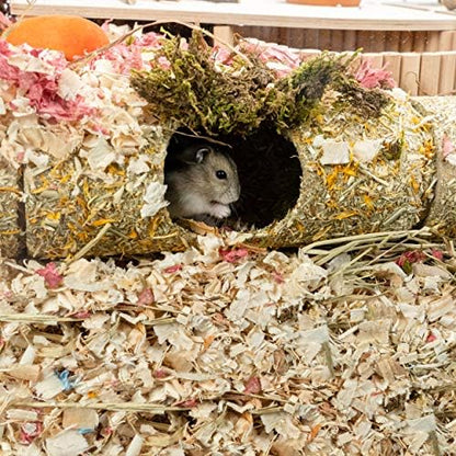 Niteangel Creative & Composable Hamster Tunnel - DIY & Build Unique Tube Burrow as Hideout for Small Sized Animals Like Hamsters Mouse Gerbils Mice (Burrow)