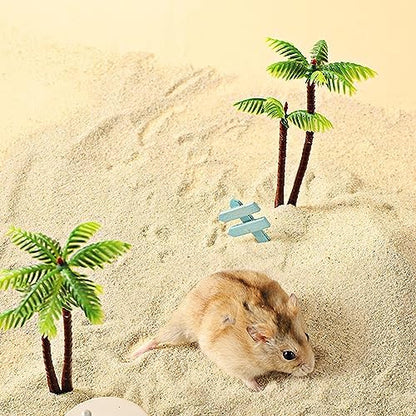 DR.DUDU 2.8lb Hamster Sand for Sand Bath, Hamster Cage Accessories(Beige)
