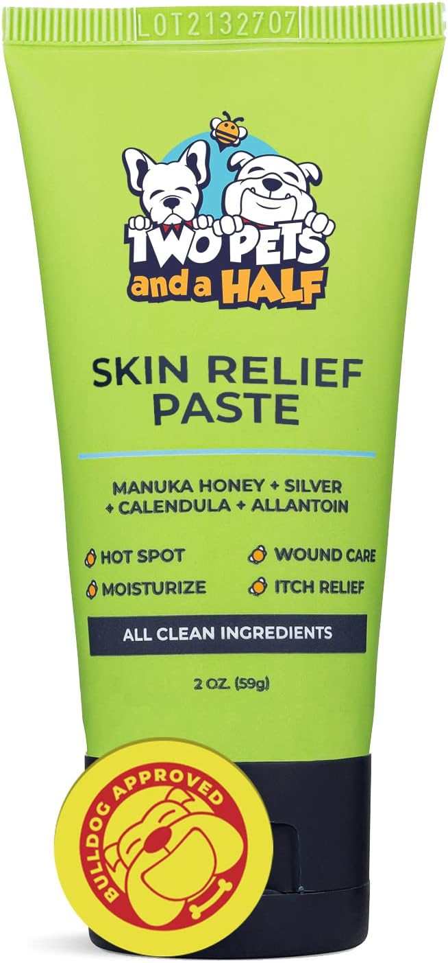 Bulldog Skin Care(Pack of 3)Paste for Bulldogs Wrinkle+Wrinkle Wipes For French Bulldogs+Skin Relief for Dog-Say Bye To Rash,Redness On French Bulldog & English Bulldog, Pug-Frenchie Dog Accessories