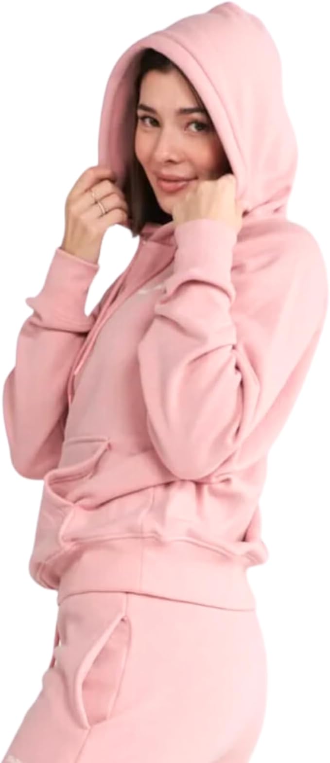 Spark Paws Human Hoodie - Premium Quality, Buttery Soft, Superior Comfort and Fit, Calming Fleece Interior, Suitable for All Styles - Dusty Pink - 2XL