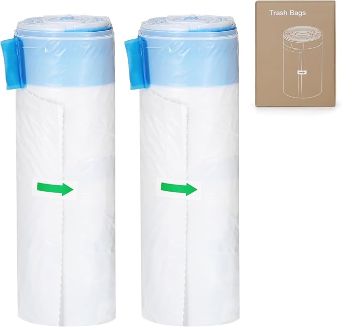 Pawstastic Replaced Waste Bags-2 Rolls, Cat Litter Waste Receptacles Bags for Paw101 Self-Cleaning Cat Litter Box