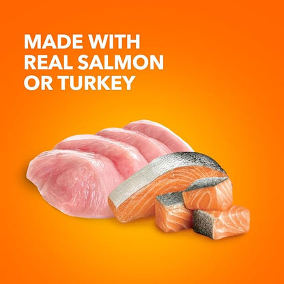 IAMS Perfect Portions Indoor Adult Grain Free Wet Cat Food Pate, Turkey and Salmon Recipe, 2.6 oz. Twin-Pack Trays (12 Count, 24 Servings) (Pack of 2)