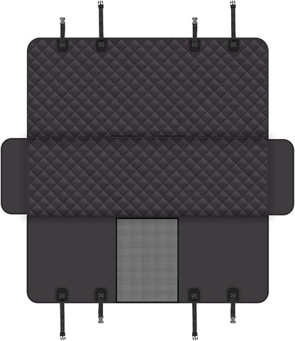 GXT Dog Back Seat Cover Protector for Cars SUV and Trucks with Mesh Window, Scratchproof Nonslip and Waterproof Material