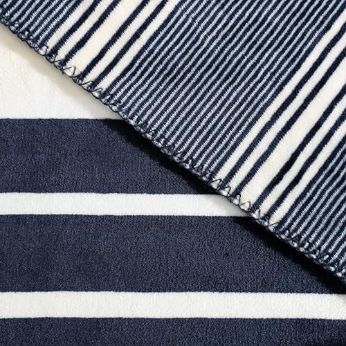 Nautica - Soft Reversible Throw Blanket for Bed & Couch, 50 x 70