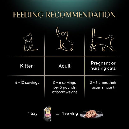 Sheba Perfect Portions Wet Cat Food Cuts in Gravy, with Sustainable Salmon, 2.6 oz. Twin-Pack Trays (24 Count, 48 Servings) (Pack of 2)