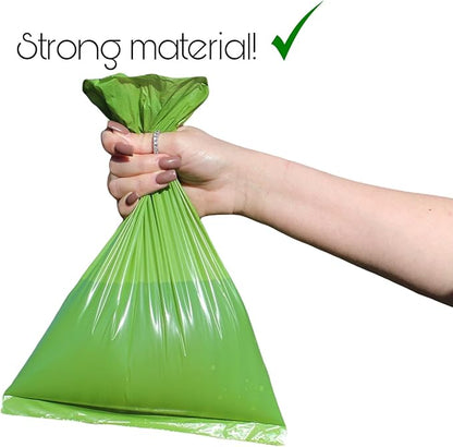 Dog Poop Bags 120 Piece, Biodegradable Poop Bags for Dogs and Cats, Heavy Duty Leak- Proof Pet Waste Bags, Lavender Scented and Thick, 8 Rolls, 9 x 13 Inch Each