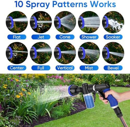 Pet Bathing Sprayer Kit,10 Spray Patterns, Adjustable Hose Wash Sprayer