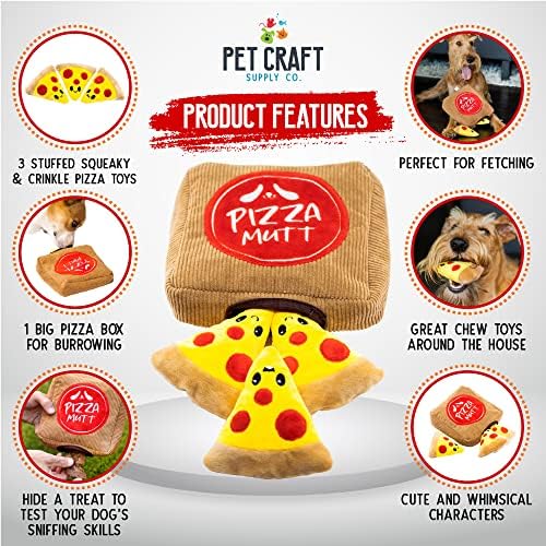 Pet Craft Supply Hide and Seek Dog Toy Bundle, for Small to Medium Dogs