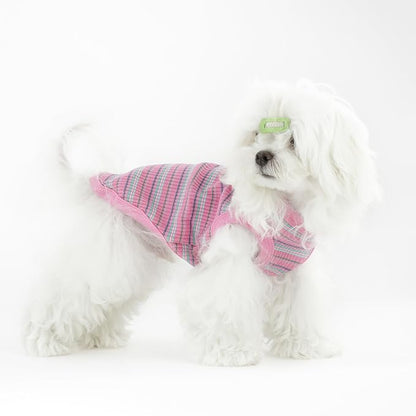 Elevate Your Pet's Comfort and Fashion: Premium 100% Cotton Rib Dog Shirt Vest for Small Breeds Like Chihuahuas, Yorkies, and Puppies .Year-Round Style with Tank-Style Puppy Attire Pink Medium