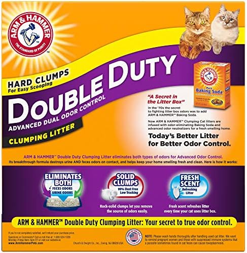 Arm & Hammer Double Duty Litter, 14 Lbs (Packaging May Vary)