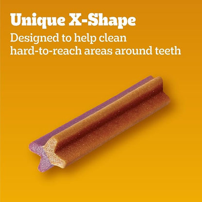 Pedigree Dentastix Dental Chews for Dogs, Small and Toy Breed Dog Treats, Bacon & Chicken Flavor, 17.78 oz. Bag (84 Treats Total)