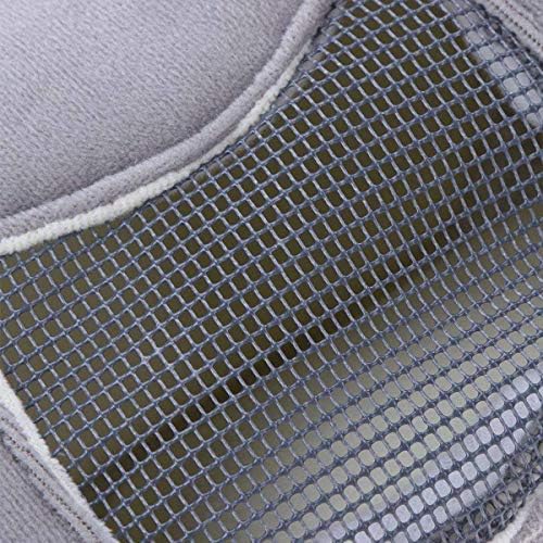 Hamster Carrier Bag Portable Outdoor Travel Handbag with Adjustable Single Shoulder Strap for Hamster Small Pets (Grey)