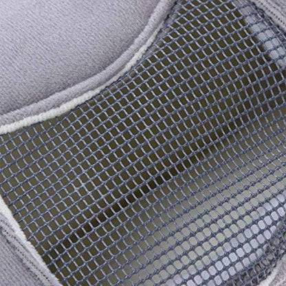 Hamster Carrier Bag Portable Outdoor Travel Handbag with Adjustable Single Shoulder Strap for Hamster Small Pets (Grey)