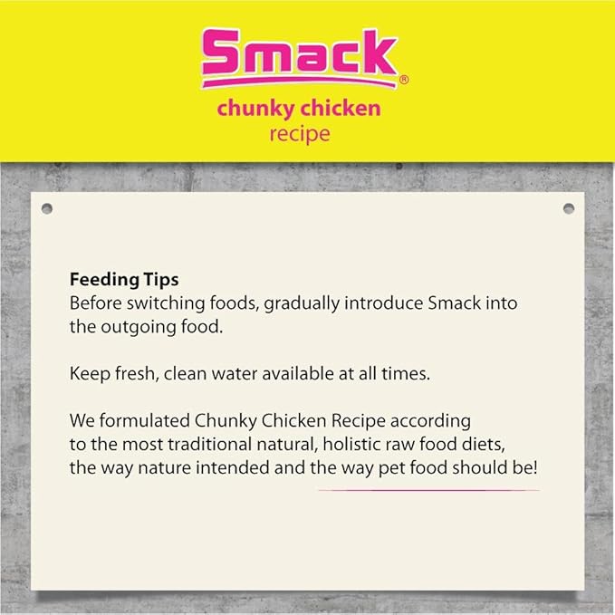 Chicken Chunks for Dogs by Smack Pet Food