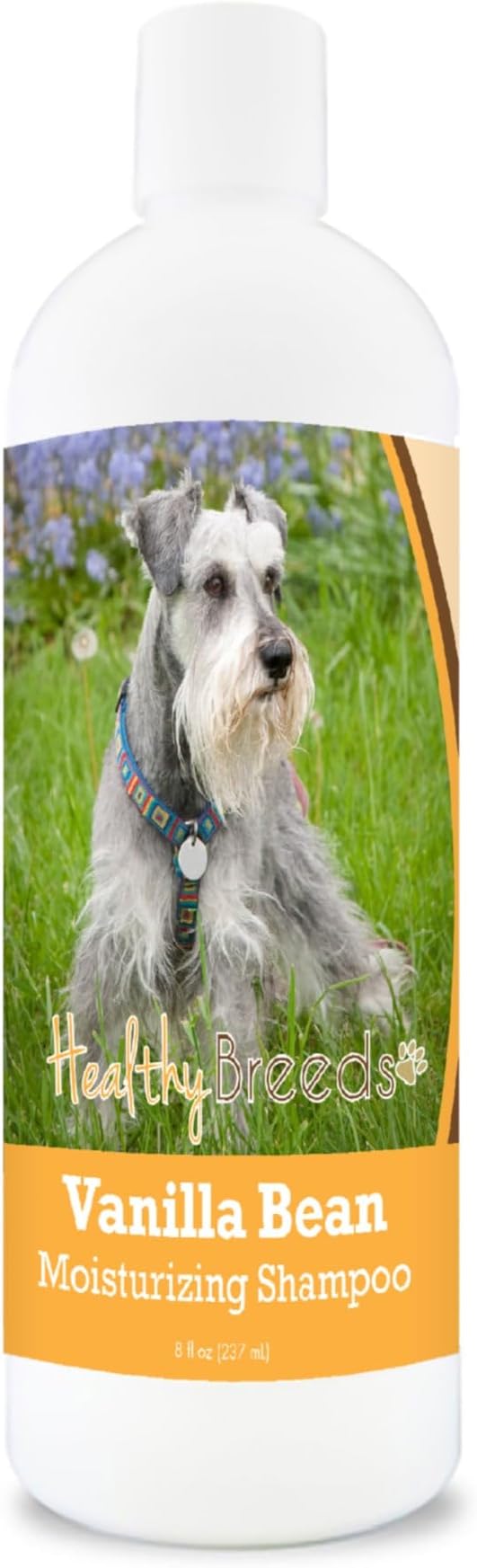 Healthy Breeds Miniature Schnauzer Vanilla Bean Moisturizing Shampoo + Conditioner - with Vitamins A, D, E + Coconut Oil - 8 oz
