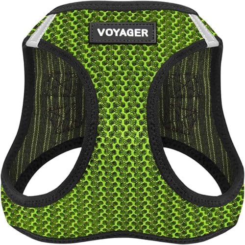 Voyager Step-in Air Dog Vest Harness - Lime Green 2-Tone, X-Small