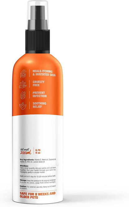 Wagging Tails 6-in-1 Soothing Oil - 6.76 fl oz for Dogs & Cats | Coconut Oil for Skin & Coat | Helps Hydrate & Moisturize Hair | Improve Coat Shine and Softness
