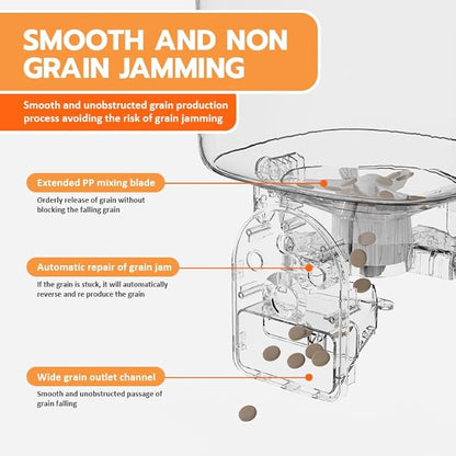 Automatic Cat Feeder with Camera 1080P HD Video 2.4G&5G WiFi Cat Water Fountain with Moving Water Feature Timed Auto Feeder with APP Control,Multiple Cats, Detachable for Easy Clean