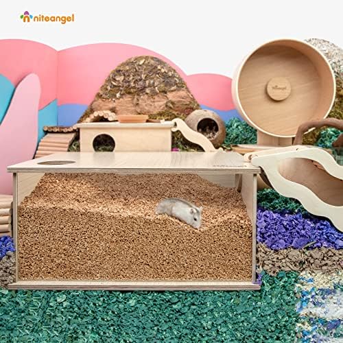 Niteangel Natural Cork Hamster Bedding: 4L Oak granula 2-3mm & Low Dust