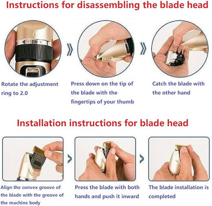 Dog Clippers Grooming Kit and Paw Trimmer,Cordless,Low Noise, Electric Quiet,Rechargeable, Dog Trimmer Grooming, Pet Hair Clippers for Thick Coats,Shaver for Small and Large Dogs Cats