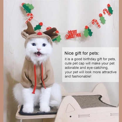 Pet Clothes Dogs Hoodie Sweatshirt - Elk Fruit Shape Cold Weather Clothes Costume Outfit for Puppy Cats Small MediumDog (m)