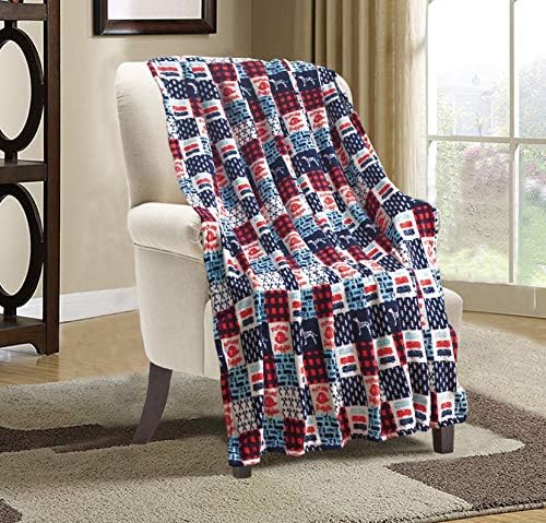 Valerian Luxury Velvet Super Soft Light Weight Blanket Prints Fleece Throw - All Year Round Home Decor, Fuzzy Warm and Cozy Throws, Couch and Gift, 50 x 60inch,Fireman