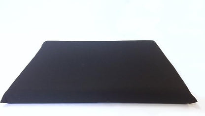 Luxurious Comfort Solid Pad Memory Foam Pet Dog Bed with Inner Waterproof Case and External Cover for Small and Large Dogs + Free 2nd Cover - Complete Bed (34"x27"x3", Canvas - Black)