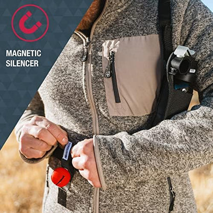 SABRE Frontiersman Bear Bell with Magnetic Silencer for Hiking & Camping