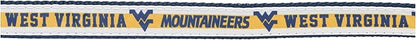 Pets First Collegiate PET Collar New Version West Virginia Mountaineers Dog Collar, Size Medium. Best Sports Team Color for Dogs & Cats. A Shiny & Colorful Dog & Cat Collar Licensed by The NCAA