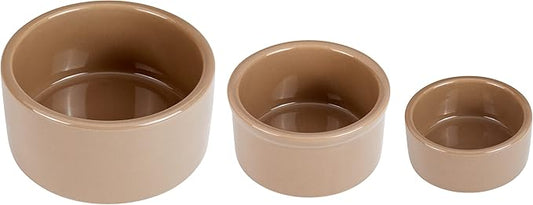 Kaytee Stoneware Ceramic Pet Hamster Bowl, Brown, 5-Inch (Pack of 12)