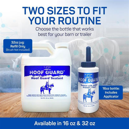 Hoof Guard Sealant Refill, Horse Hoof Protector & Hardener w/Aramid, 32 oz