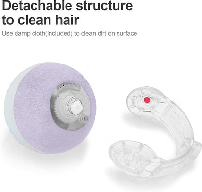 Jkanti Interactive Cat Toys for Indoor Cats,The 3rd Generation Agile Moving Cat Ball with Elastic Mesh Tail,Automatic Kitten Toys for Bored Indoor Cats (Purple)