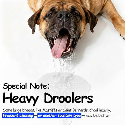 Dog Water Fountain for Large Dogs, Stainless Steel 3 Gallon Extra Big Pet Fountains, Dog Water Bowl Filter Automatic Dog Bowl Dispenser, Drinking Bowls for Multi Pets, Easy to Clean, Quiet Pump