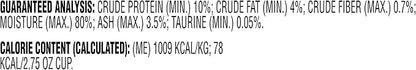 Meow Mix Paté in Gravy Wet Cat Food with Real Chicken & Beef, 2.75 Ounce (Pack of 12)