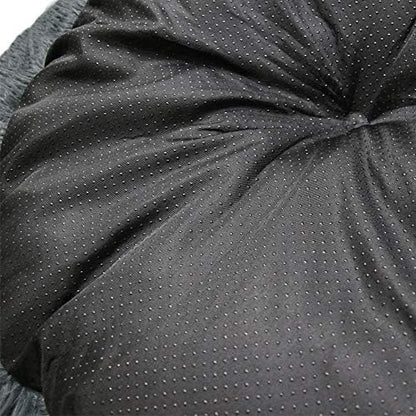 Plush Calming Donut Dog Bed for Small to Medium Dogs, 28 Inch Round Pet Bed