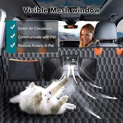 Chumajor XL Back Seat Extender for Dogs, Hard Bottom, Waterproof,400 lb
