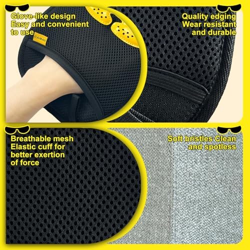 Pet Hair Removal Glove - Washable Reusable, 2pcs