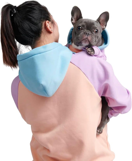 Spark Paws Human Hoodie - Premium Quality, Buttery Soft, Superior Comfort and Fit, Calming Fleece Interior, Suitable for All Styles - Cotton Candy - S