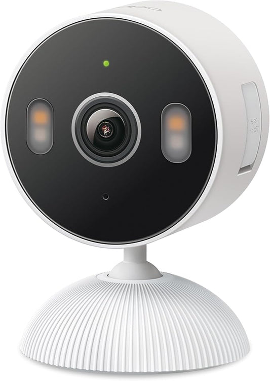 Tapo 2K Indoor/Outdoor Wired Security Camera - Works as a Baby Monitor & Pet Camera, Person/Motion/Baby Cry Detection, 2-Way Audio, Siren, Subscription-Free Local Storage or Optional Cloud, C113