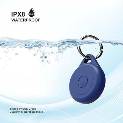 for Air tag Keychain Holder Case for Apple Air tag, 2 Pack of IPX8 Waterproof, Fully Shockproof, Anti Scratch for Air tag Holder Case for Key, Kid, Bag, Luggage, Pets Collar
