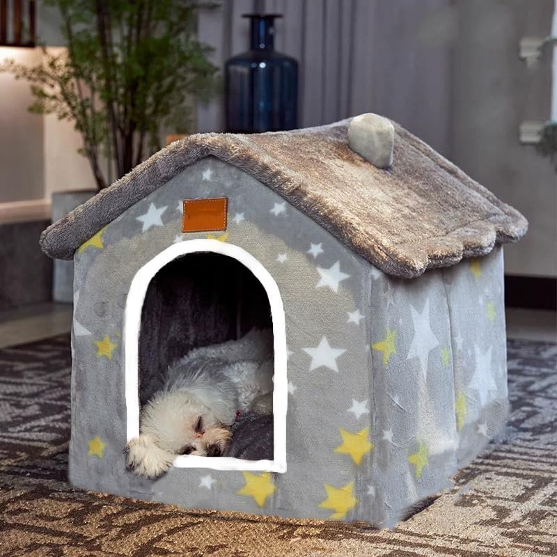 Dog House Indoor Portable Puppy Cave Cat Nest Kennel Pet Bed