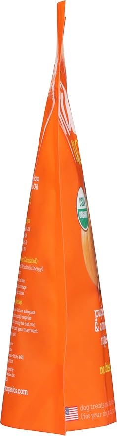 Riley's Organics Pumpkin & Coconut Small Bone Dog Treats 5 oz