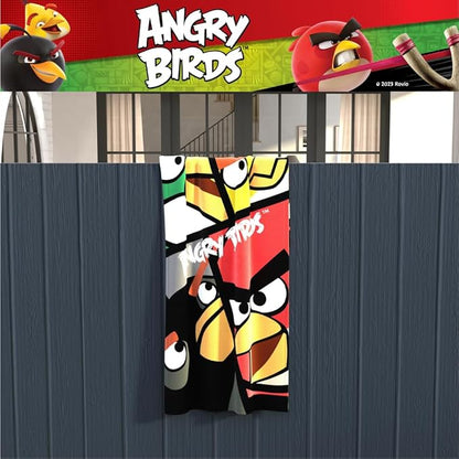 Collectibles Angry Birds Super Soft Cotton Bath/Pool/Beach Towel, 60 in x 30 in, (100% Officially Licensed Product) by Franco
