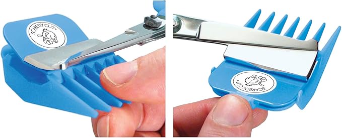 Scaredy Cut Silent Clipper + Sharpener Pet Grooming Kit, Blue, Right-Handed 17pc RH + Sharpener, Blue
