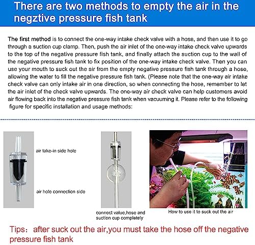 Negative Pressure Aquarium Fish Tank Cool Fish Tank Aquarium Water replenishers Water Level auto-Refill Maintenance