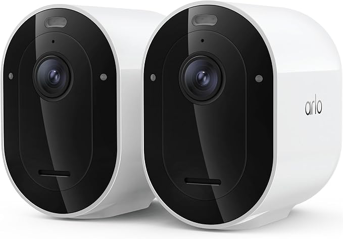 Arlo Pro Security Camera 2K HDR (6th Gen, 2025 Release) Wireless Outdoor Camera, 2 Cam with 6-Month Secure Plus Subscription