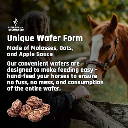 Majesty's Flex XT Wafers - Superior Horse / Equine Joint Support With Increased Supplement Levels - Glucosamine, MSM, Yucca, Vitamin C - 60 Count (2 Month Supply)