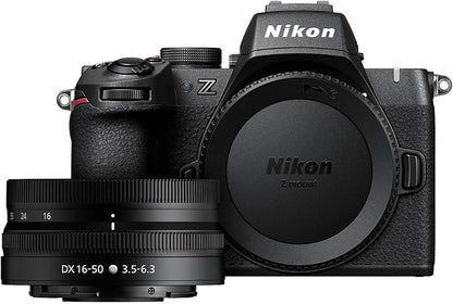 Nikon Z50 II with Wide-Angle Zoom Lens | Compact mirrorless Stills/Video Camera with Easy Color presets and Wireless Photo Sharing | Nikon USA Model