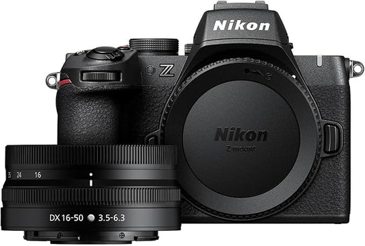 Nikon Z50 II with Wide-Angle Zoom Lens | Compact mirrorless Stills/Video Camera with Easy Color presets and Wireless Photo Sharing | Nikon USA Model